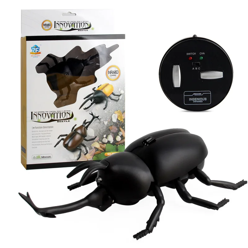 Electric Trick People Infrared Remote Control Model Beetle Centipede Rechargeable Cockroaches-Scorpion Viper Have Insect 14-Year