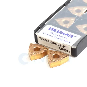 

WNMG080404 PS WNMG080408 PS LF9011 Carbide insert CNC lathe tools Turning inserts Suitable for continuous cutting of steel parts