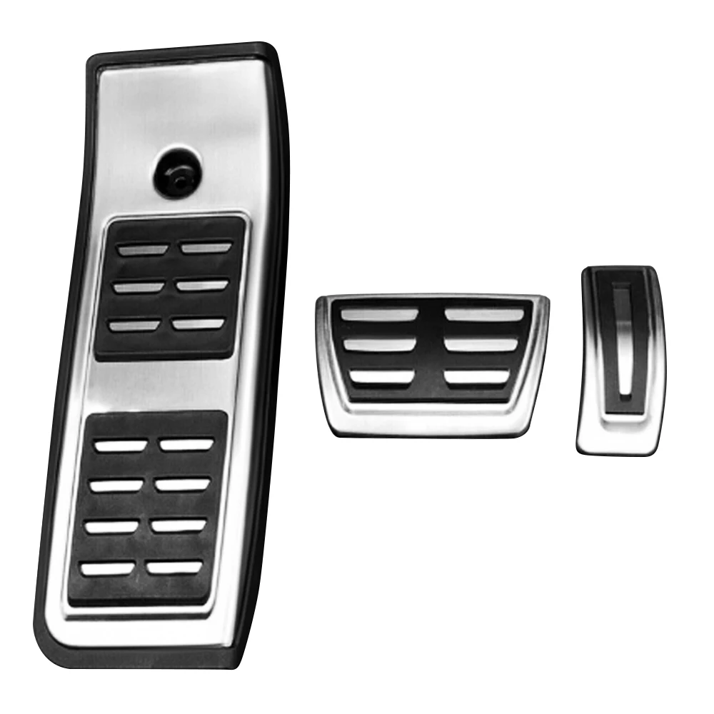 For Audi A4 B9 A5 F5-Sedan Avant Sport Automatic High Quality Stainless Steel Fuel Brake Footrest Pedal Cover