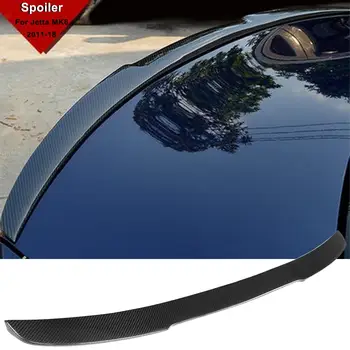 

Real Carbon Fiber Material Rear Trunk Spoiler Wing With UV Coat For VW Jetta MK6 Sedan 4 Door Type B 2012-2018
