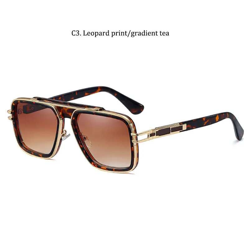 2021 Fashion Classic Metal LXN-EVO Style Gradient Pilot Sunglasses Men Women Vintage Brand Design Sun Glasses unisex oculos fashion sunglasses Sunglasses