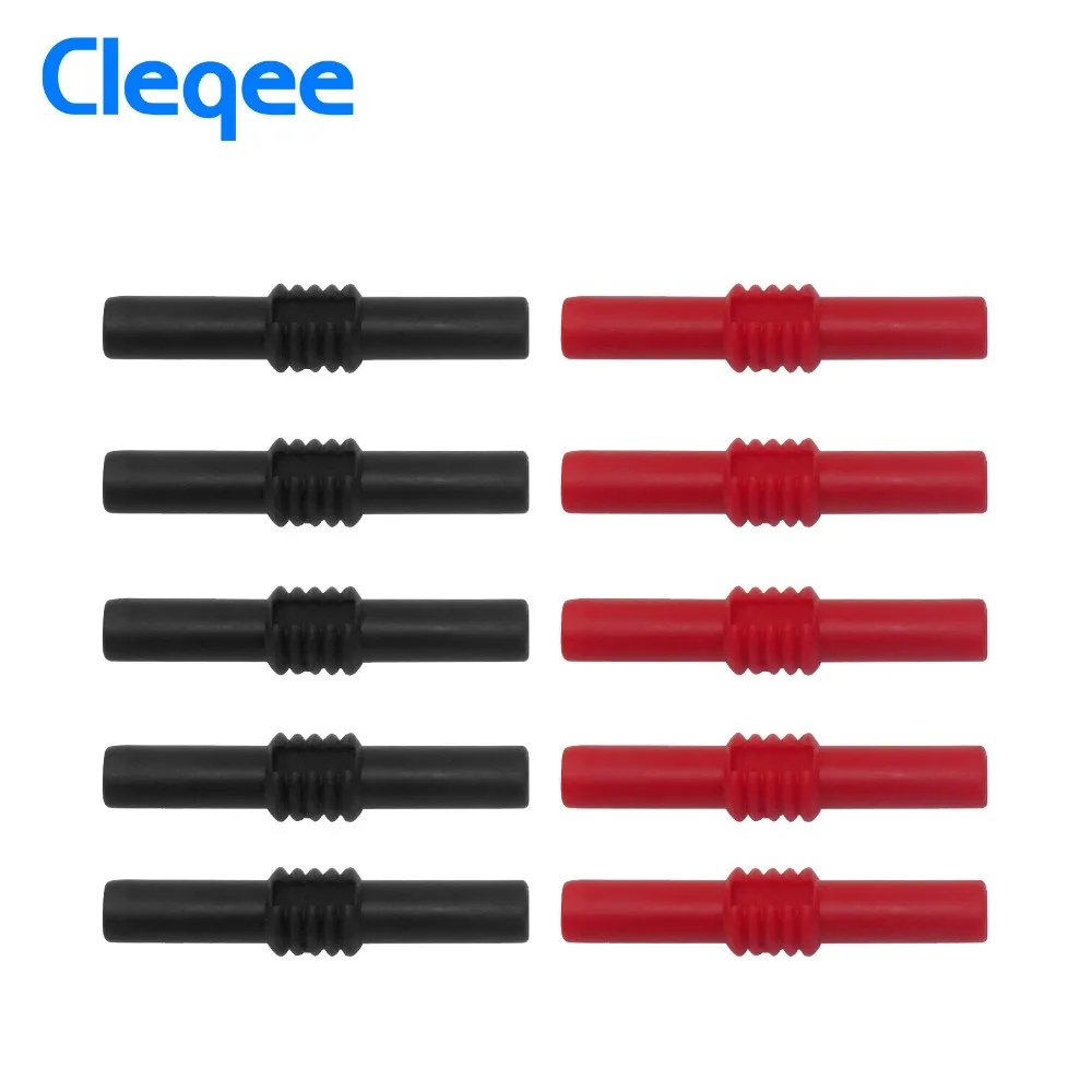 Cleqee P7023 10 шт./лот удлинитель изолированный ПВХ 4 мм штекер типа "банан"