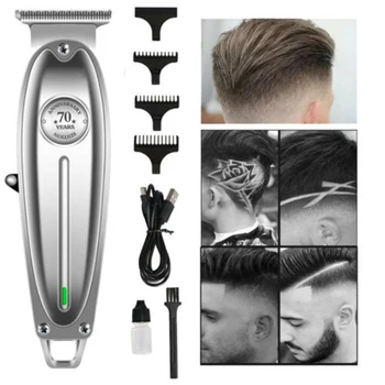 

Electric Hair Clipper Chargable Metal Hair Trimmer Remover Haircut for Salon HJL2019