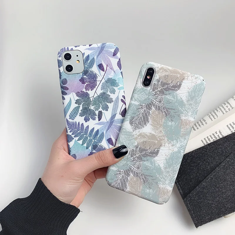 Жесткие чехлы для телефонов из поликарбоната для Xiaomi 8 8SE 8Lite 9 9SE CC9E A3 Lite Ретро Чехол с листьями для Redmi Note 7 Note 8 Note8Pro K20 чехлы