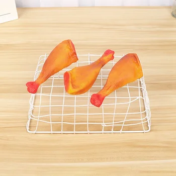 

Dogs Molar Stick Simulation Chicken Leg Puppy Interactive Sound Chew Toy Plastic Dog Teeth Cleaning Toy Pet Training Accessories
