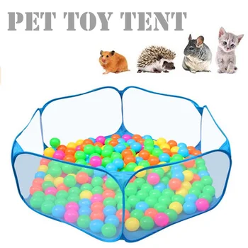 

Pet Cage Tent Playpen Breathable Small Animals Folding Portable Lightweight Fence for Hamster Hedgehog Puppy Cat Rabbit