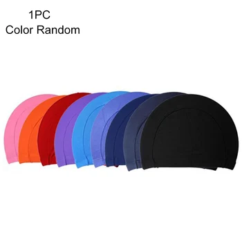 

Unisex Free Size Long Hair Beach Cap Elastic Waterproof Milk Silk Ultra Thin Breathable Swimming Hat