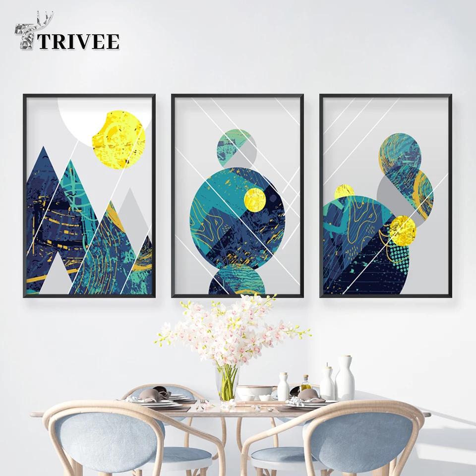 

Geometric Abstract Wall Art Canvas Painting Posters Wall Art Craft Prints Minimalist For Living Room Home Decor Wall Decor