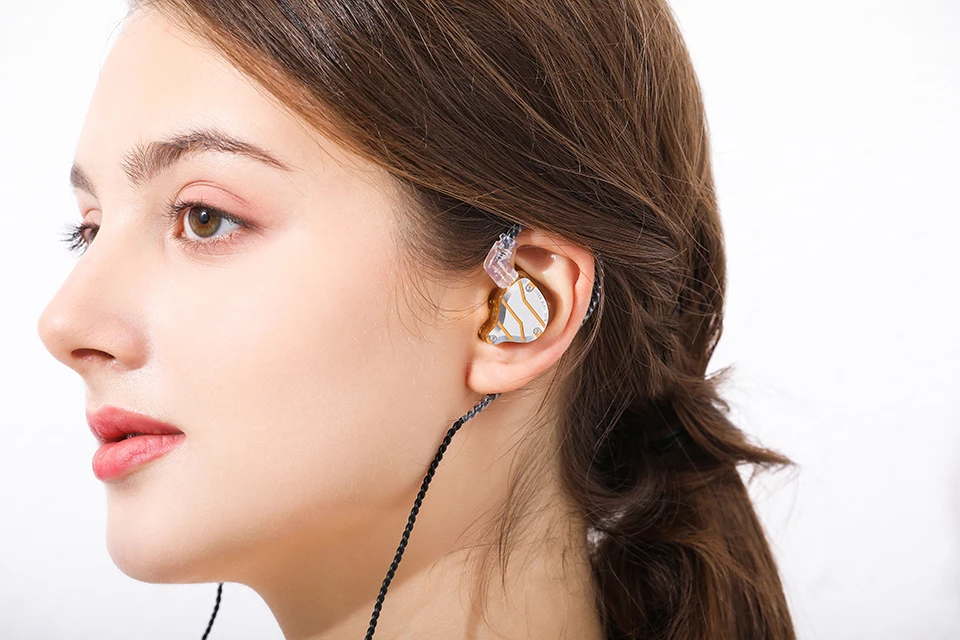 QKZ ZXN ZS10 Pro Noise Cancelling Earphones Headphones Sport in Ear Monitor Metal Headset