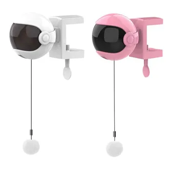

Electric Interactive Funny Cat Training Puzzler Automatic Cat Teaser Toy Lifting Flutter Rotating Ball Make Cat Sticker Cat Toys