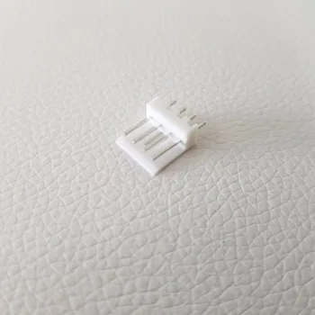 

100pcs/lot PC 4Pin FDD Floppy Male Plug Socket DIY Terminal 2.55mm Space White for PC DIY