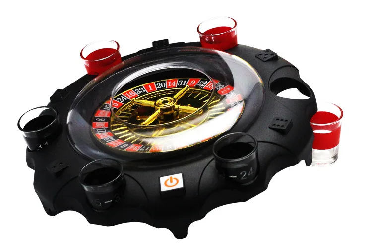 Electric Russia Lucky Turntable Roulette Wine Turntable Rotary Table Drink Game KTV Bar Nightclub Props