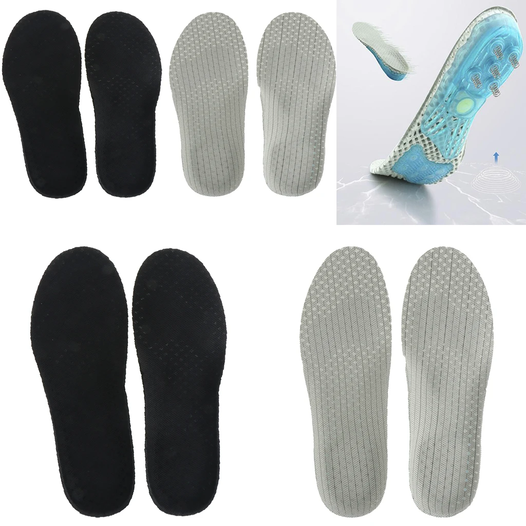 1 Pair Anti Deodorant Orthotic Sports Running Shoes Cushion Insoles Arch Support