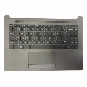 

New Original for HP 240 245 G7 14-CM Palmrest Top Cover With Keyboard Touchpad Upper Case L44060-001 US Layout Dark Gray