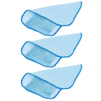 

3pcs Wet Fiber Mopping Cloths Mop Pads Fits for Braava 321 380 320 380t Floor Cleaning Machine Sweeper Spare Parts