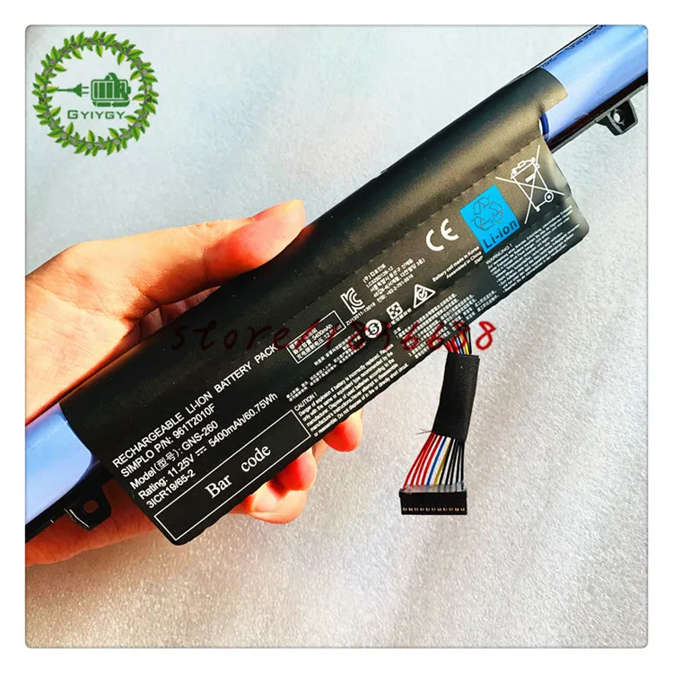 GYIYGY 11,25 V 5400 мА/ч, 60.75Wh GNS-260 961T2010F ноутбук Батарея для Gigabyte P55 P55G P55K P55W V4 V5 V6 V7 серии