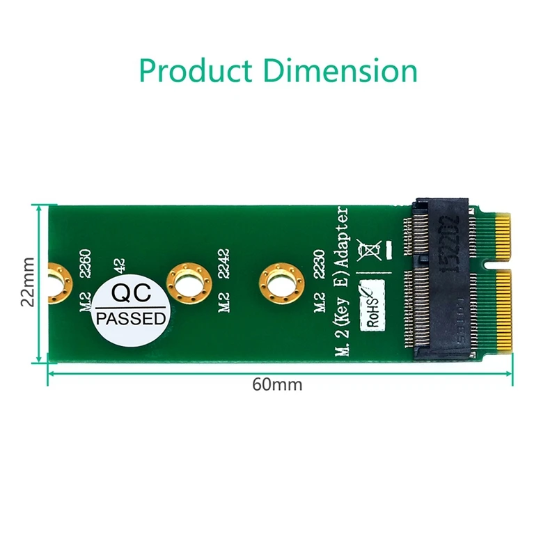 AAAJ-M.2 NGFF ключ E для ключа E адаптер SSD адаптер разъем M2 для SSD для компьютера