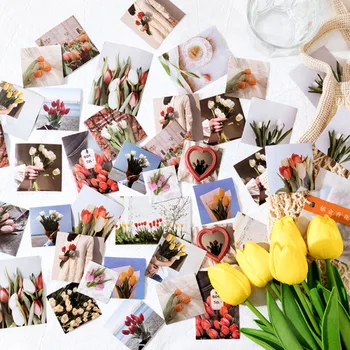 

40 Pcs/Pack Ins Travel Scenery Sticker Journal Decorative Sticker Cute Adhesive Sticker Diary Scrapbooking Stationery Decoration