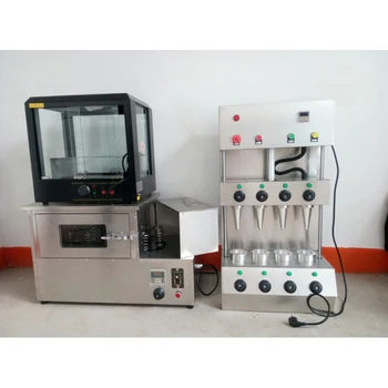 

Automatic Pizza Cone Machine for Sale / Cheap Pizza Cone Machine with pizza oven bakery machine