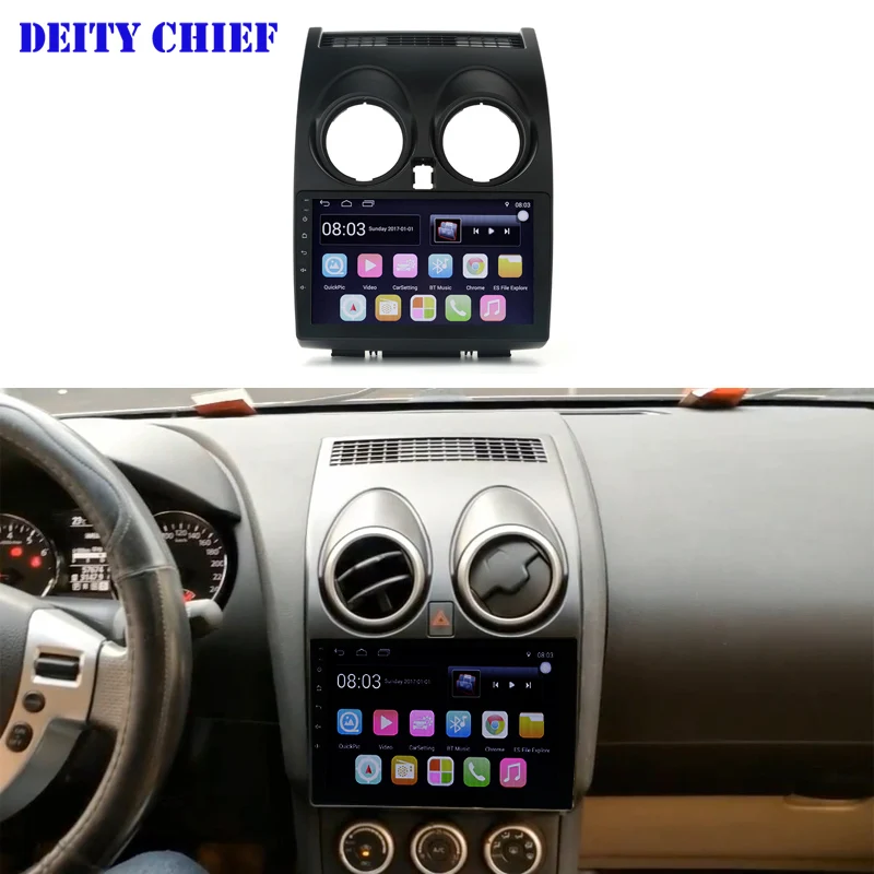 Мультимедийный плеер для Nissan Qashqai 2010 Dualis 2007 2014 9 дюймов Android автомобильный