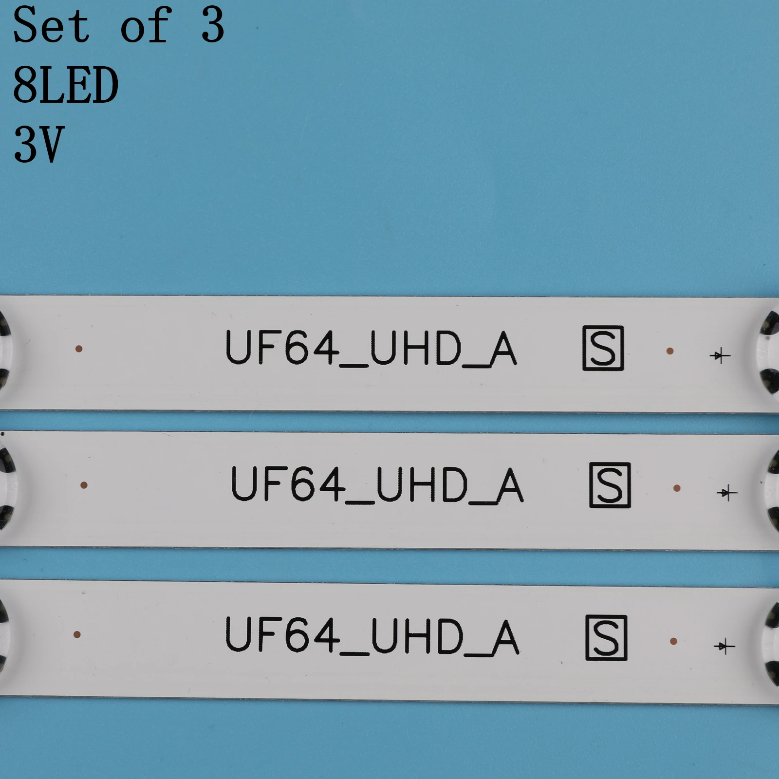 (Новый комплект) 3 шт. 8 светодиодный 850 мм фонарь для LG 43UH6030 43UF640 HC430DGN SLNX1 UF64_UHD_A 43LH60FHD
