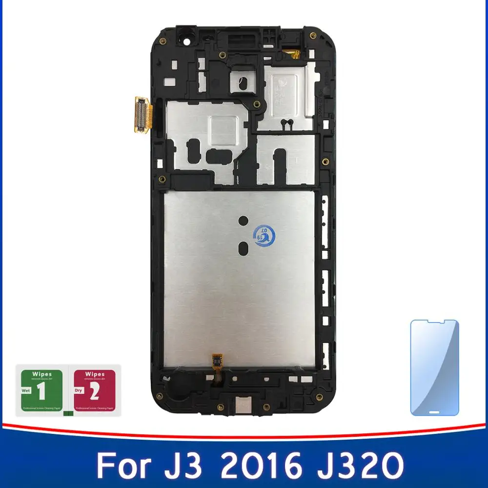 Высокое качество TFT дисплей для SAMSUNG GALAXY J3 2016 J320 J320F J320FN LCD сенсорный экран с рамкой