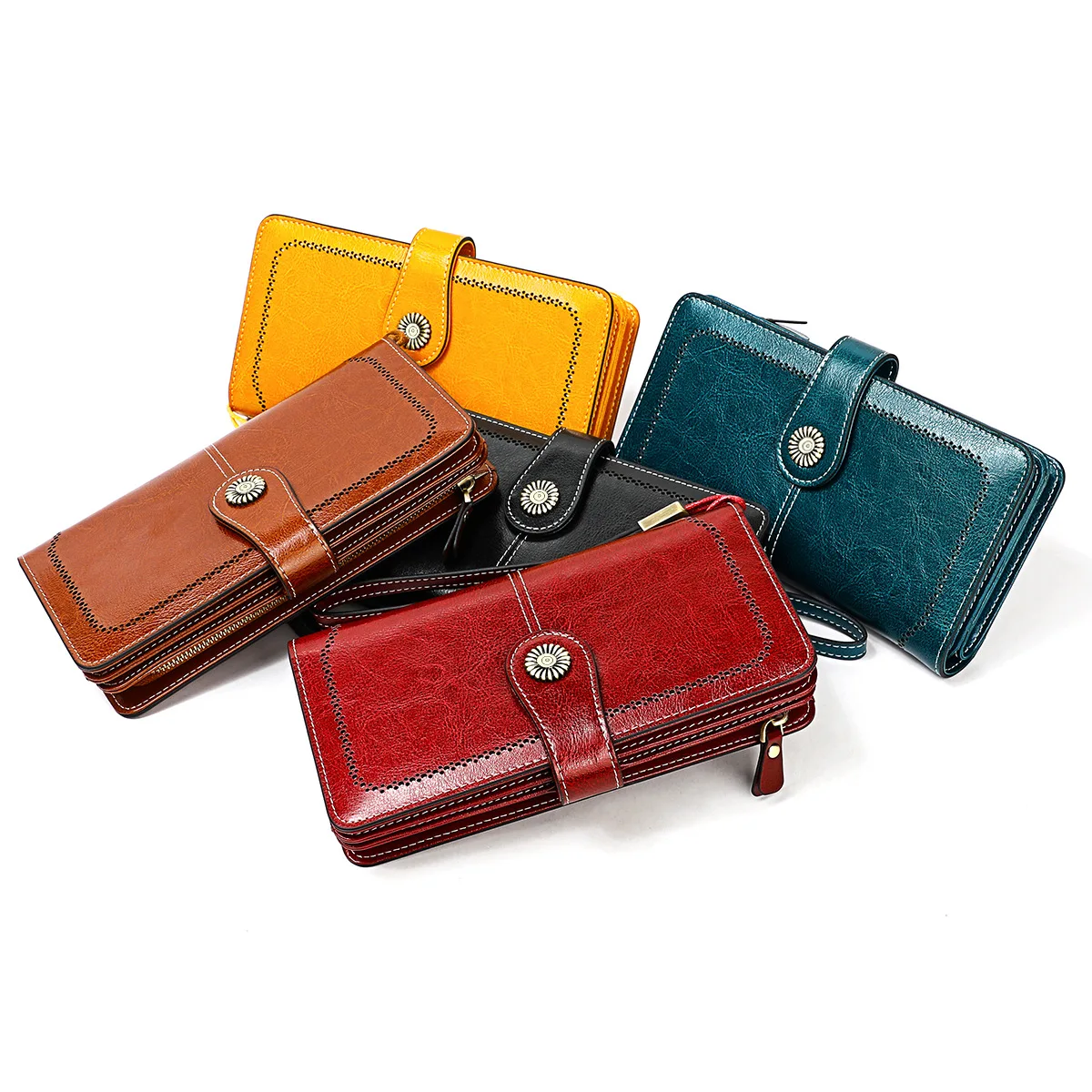 Wallet 2019 New Retro Women's Long Multi-functional Handbag | Багаж и сумки