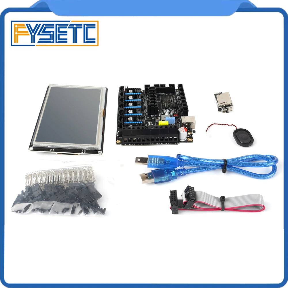 3D-принтеры Запчасти S6 V2.0 доска 32 бит Управление MX версия с TFT81050 Смарт ЖК-дисплей