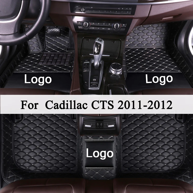 Кожаные автомобильные напольные коврики MIDOON для Cadillac CTS 2011 2012 индивидуальные
