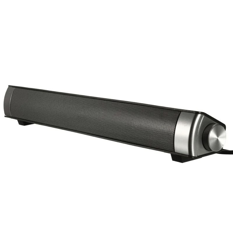 

Portable Speaker 6W Wired Soundbar Speaker Amplifier HIFI Stereo Sound Bar With USB AUX Mic For Computer PC