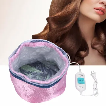 

220V Hair Mask Baking Oil Cap Thermal Treatment Heating Cap Temperature Controlling Protection Electric Hair Steamer Mask Cap