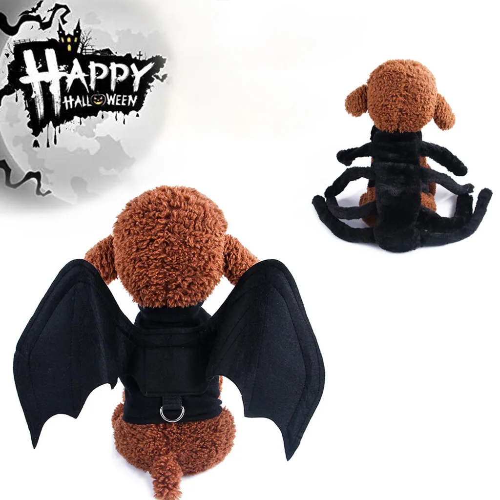 

Halloween Bat Transformed Dog Clothes Pet Fabric Vest Harnesses Chest Strap 2019 New Arrivals Best Selling Dropshipping Family