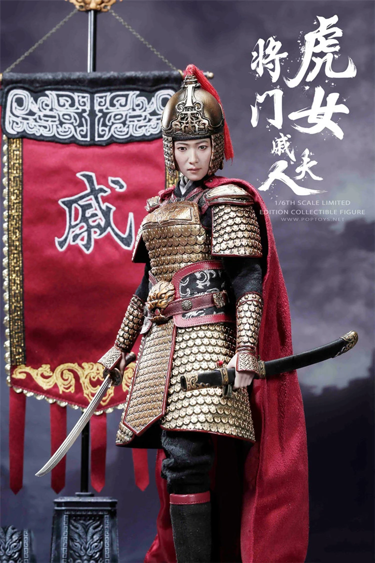 EX020 1/6 полный набор древних китайских героев Mrs Qi Lady General Mu Guiying принимает команду 12 ''модель фигурки для фанатов подарок