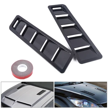 

ABS Engine Bonnet Hood Plastic Matte Black Replacement Parts Set Universal