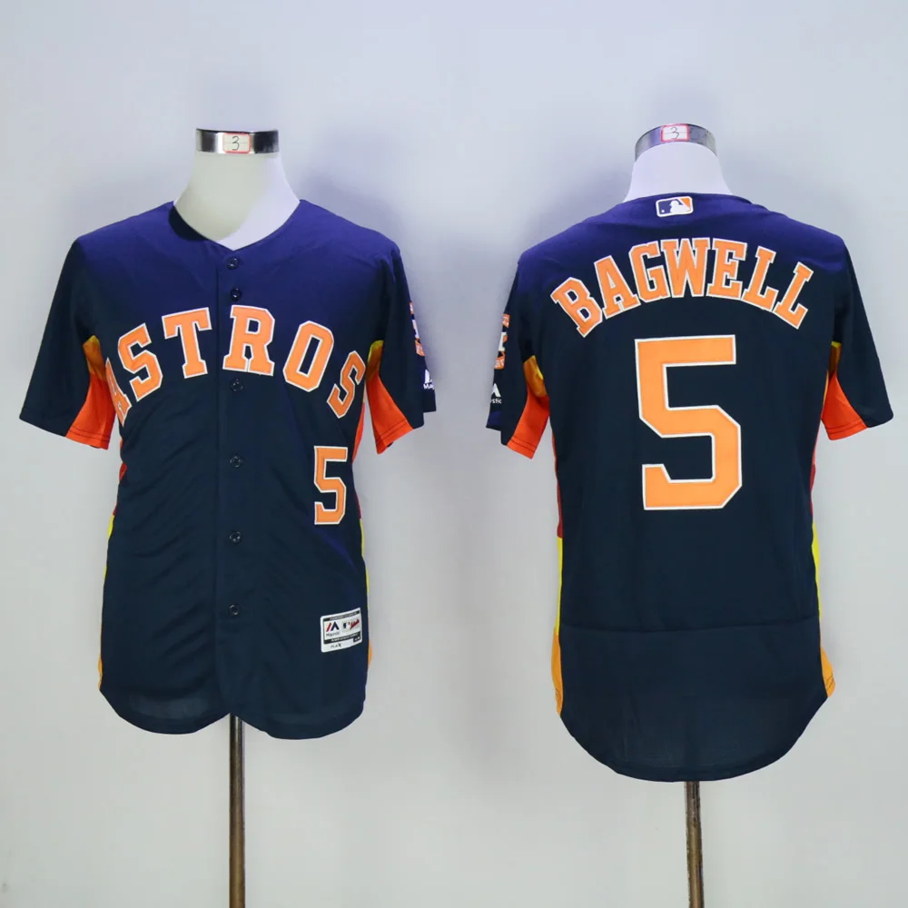 Мужчины Хьюстон Jose Altuve Alex Bregman Джефф Бэгвелл Нолан Ryan FLEX& Cool базовый плеер Джерси camiseta maillot BHR01 - Цвет: AS PICTURE