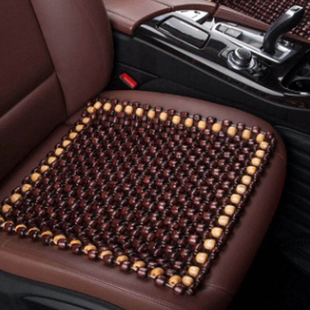 Car Seat Cover Universal Wooden Beads Cushion Breathable Cool Environmental Summer Mat For Office Home | Автомобили и мотоциклы