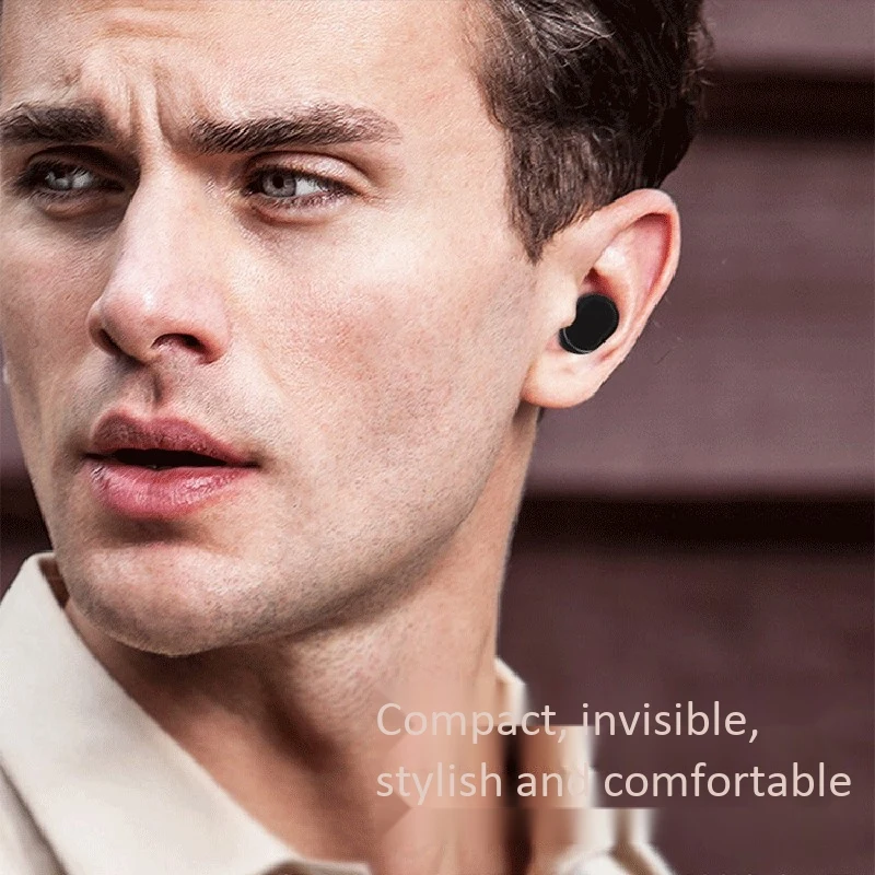 Мини 18 Bluetooth гарнитура 4,1 Ушная затычка стиль уха очень маленький мини скрытая-Беспроводная Спортивная Универсальная