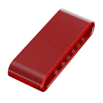 

LESHP Mini Portable Bluetooth 4.2 Wireless Dual Speaker Stereo Subwoofer Heavy Bass Speaker with microphone for Phone Computer