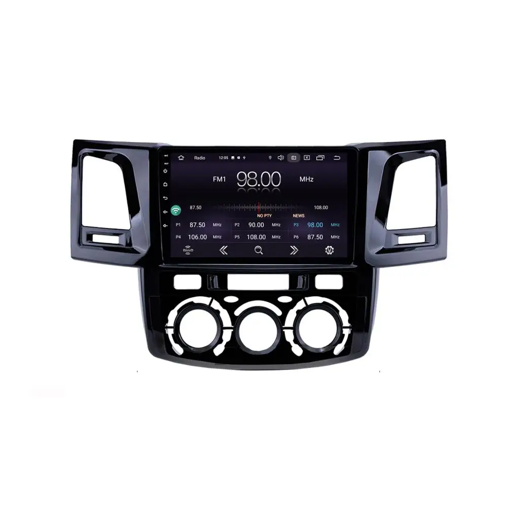 " android 9,0 RAM2G Автомобильный gps dvd-плеер для Toyota Fortuner/Hilux руководство AC LHD Автомобильный радио мультимедиа навигация головное устройство dsp