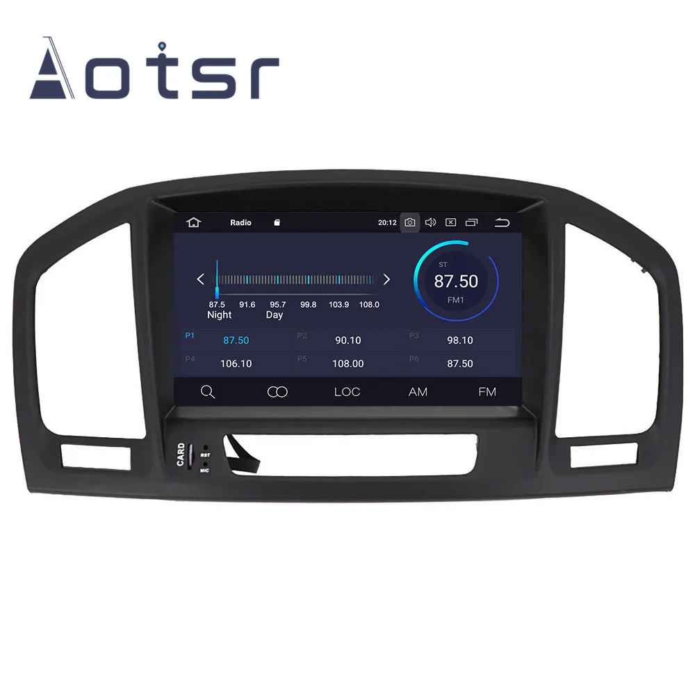 AOTSR один din DSP Автомобильный gps плеер для Opel Vauxhall Insignia 2008-2013 навигационный мультимедийный плеер автостерео