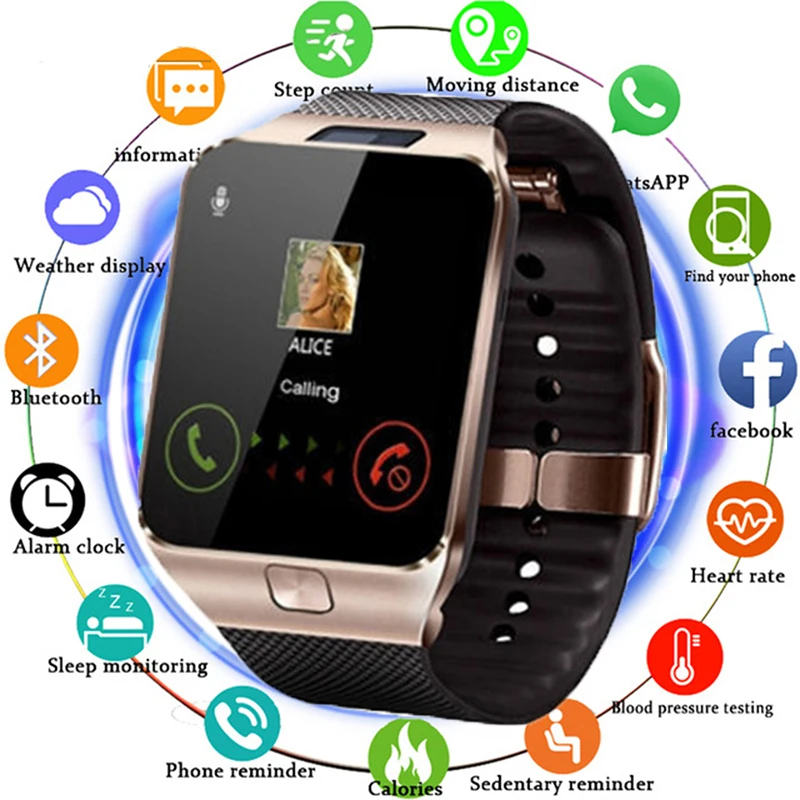 

Bluetooth Smart Watch DZ09 Smartwatch Android Phone Call Connect Watch Men 2G GSM SIM TF Card Camera for IPhone Samsung HUAWEI