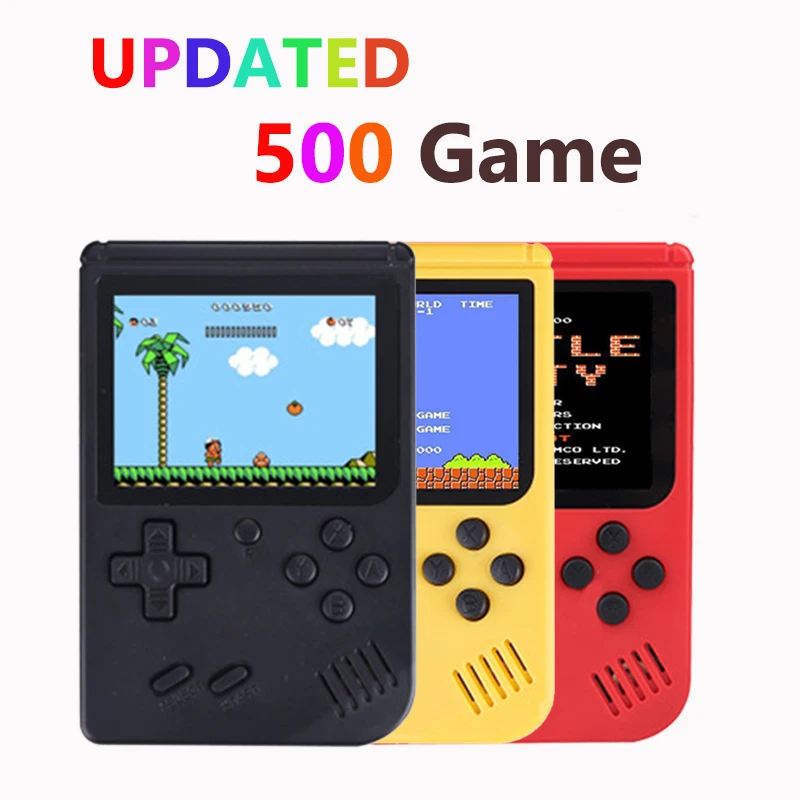 500 игр Ретро портативная мини-игровая консоль 8 бит карманный портативный игровой плеер встроенные классические игры лучший подарок для ребенка