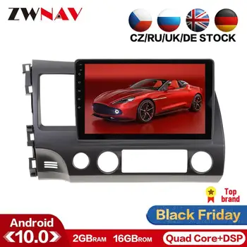 

4 core Android 10.0 Car Multimedia player For Honda Civic 2007-2011 Radio GPS Navi Audio Video stereo player head unit free map
