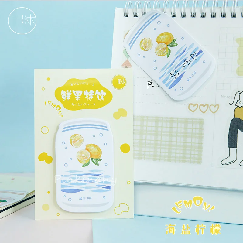 Kawaii консервы серии японский Memo pad девушка дневник DIY Портативный блокнот Стикеры для планов симпатичный канцелярский школьный офисный питания - Цвет: 2