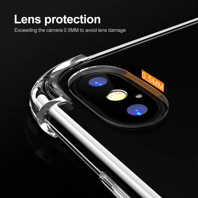 Прозрачный противоударный чехол с рамкой для IPhone 11 Pro Max XR XS 6 6S 7 8 Plus X мягкий полным