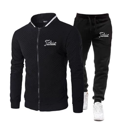 Merk trainingspak mannen rits jas joggingbroek ginásio de fitness trainingspakken heren conjunto katoen esporte passado 2 stuk conjunto jogging trem