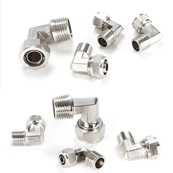 

Pneumatic Fittings OD 6/8/10/12mm Hose Tube 1/8" 1/4" 3/8" 1/2" Male Thread Pneumatic Fast Twist Fittings Elbow Quick Connector
