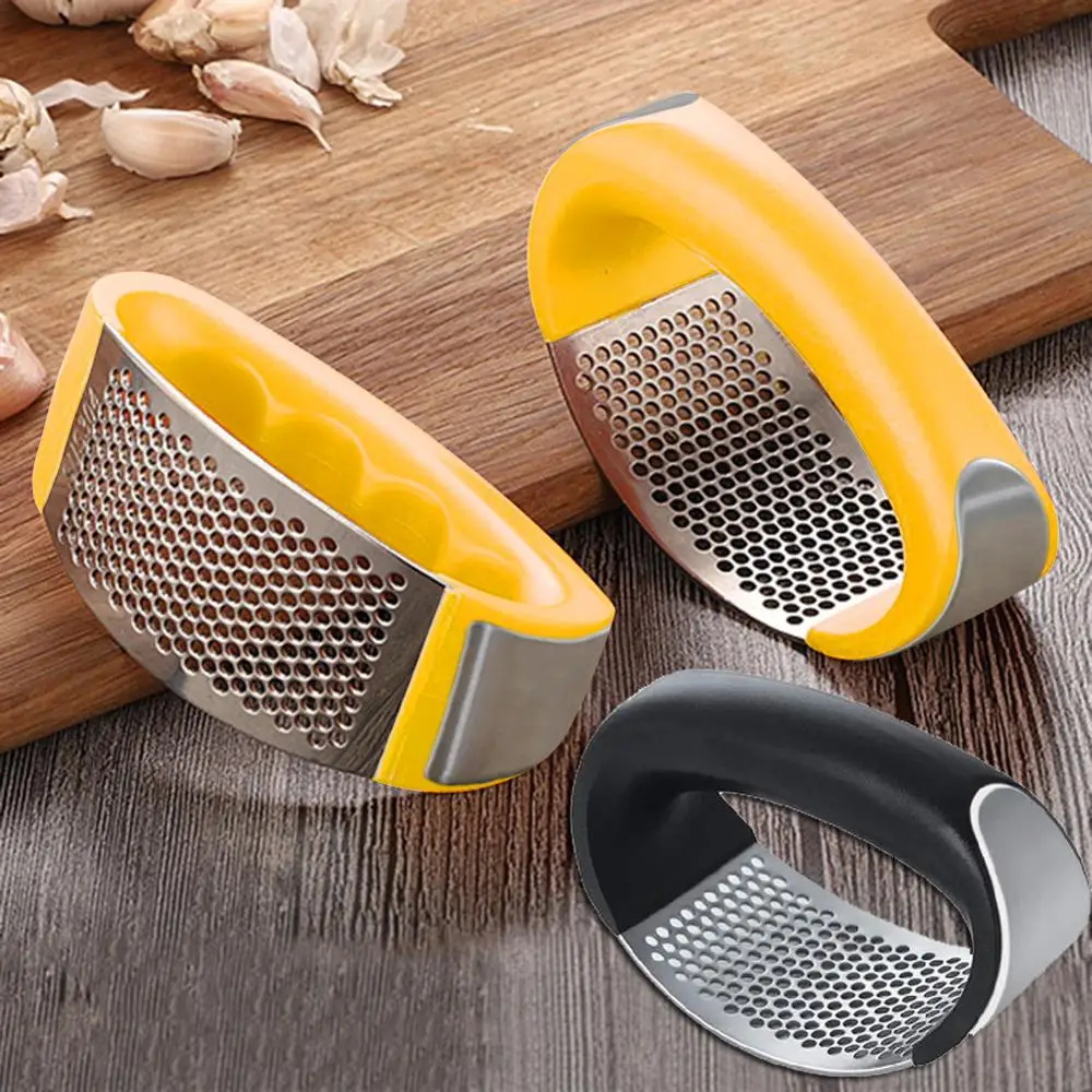 

Garlic Press Stainless Steel Garlic chopper Crusher Vegetable Garlic Squeezer Masher Slicer Cutter Tool Mincer Kitchen Gadget