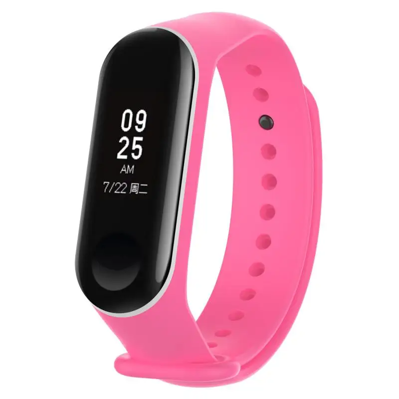 L& PC Сменный ремешок на запястье для Xiaomi mi Band 4 3 Watch Band двойной цветной браслет TPU применимый для Xiao mi Bracelet 3 4