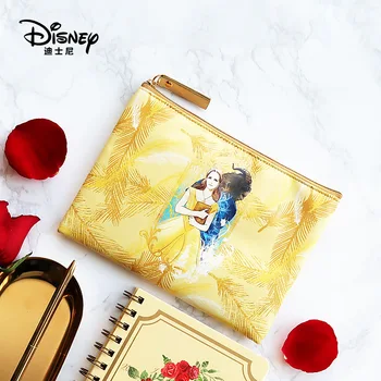 

Disney Genuine Clutch Bag Beauty and the Beast Multifunctional Storage Bag Compact Portable Lady Storage Bag